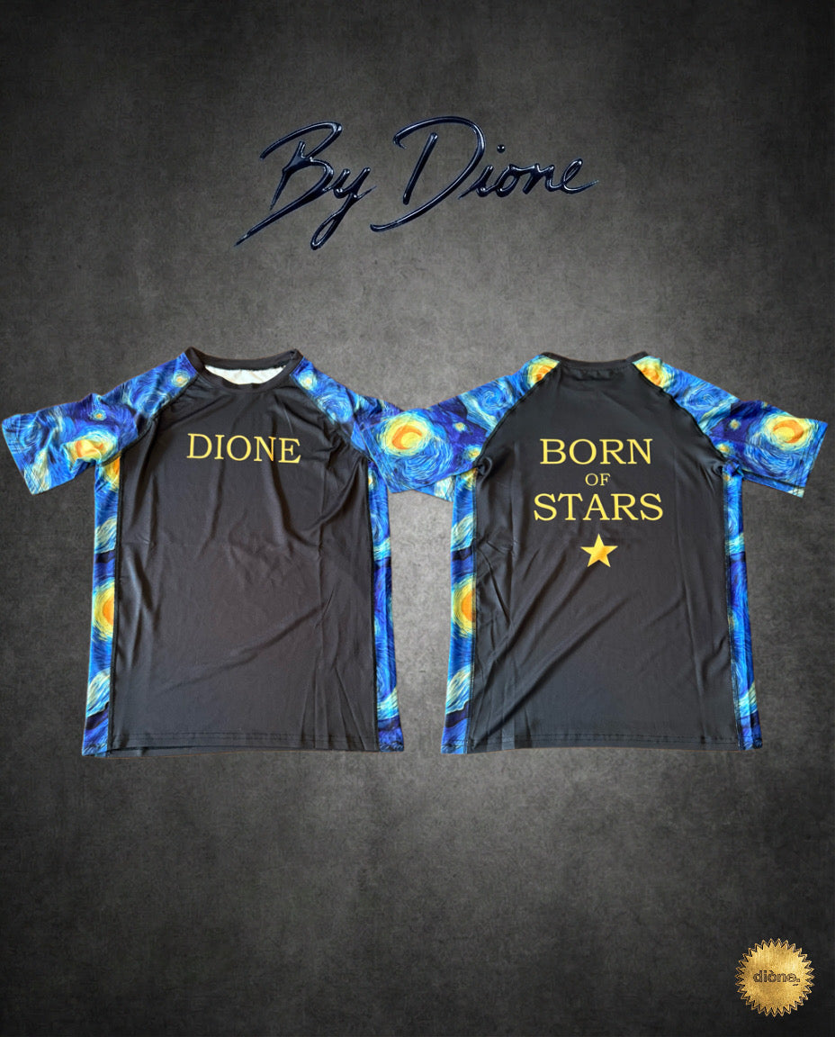 DIONE NO-GI "Starry Night" RASHGUARD FIGHT WEAR