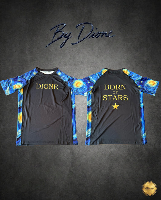 DIONE NO-GI "Starry Night" RASHGUARD FIGHT WEAR