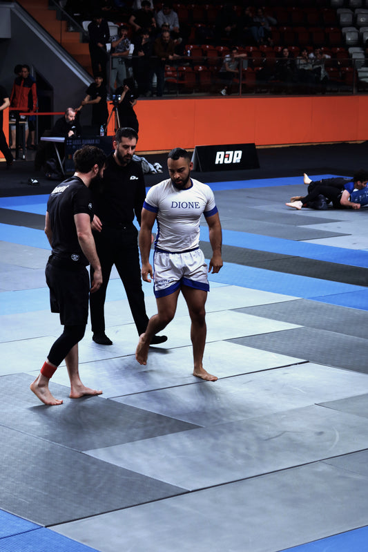 DIONE NO-GI "Royalty Blue" RASHGUARD FIGHT WEAR